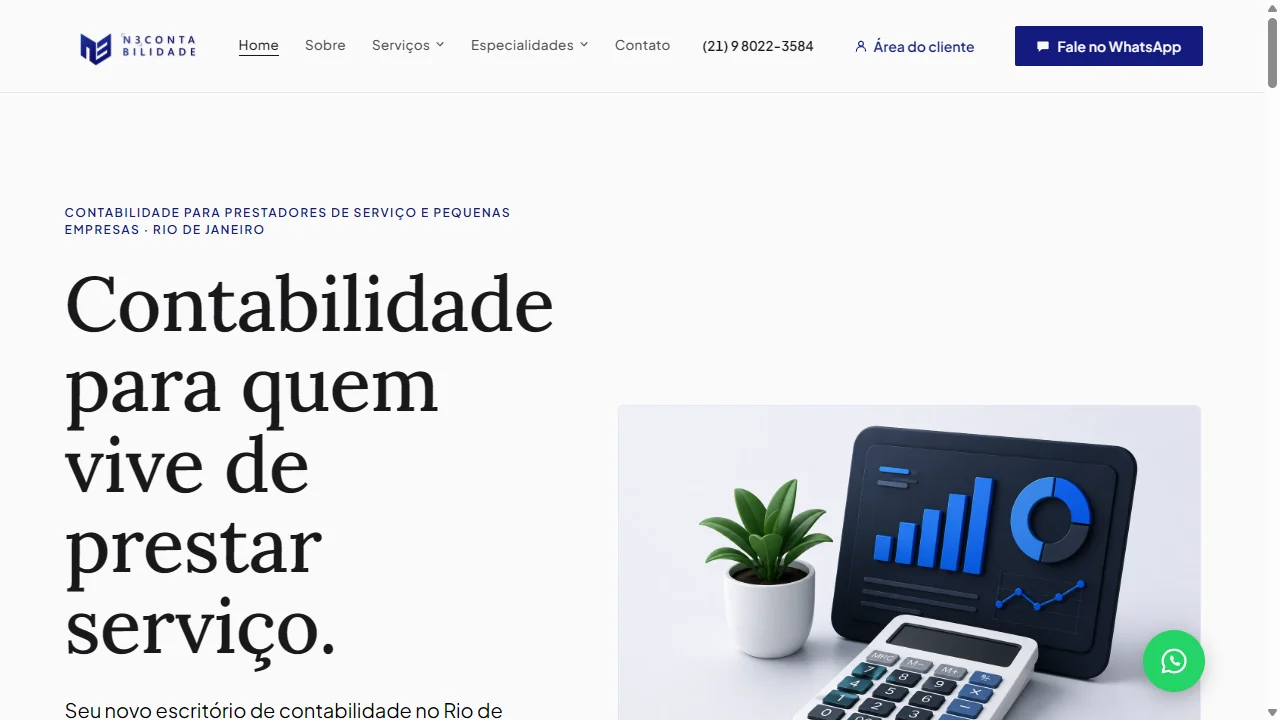 Site da N3 Contabilidade